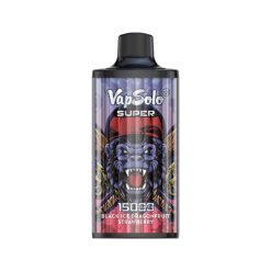 Vapsolo Super 15000 Puffs Engångs Vape Black ice Dragonfruit Strawberry