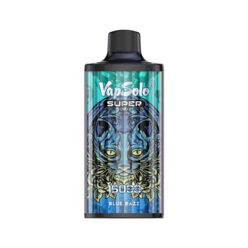 Vapsolo Super 15000 Puffs Engångsvape Blue Razz