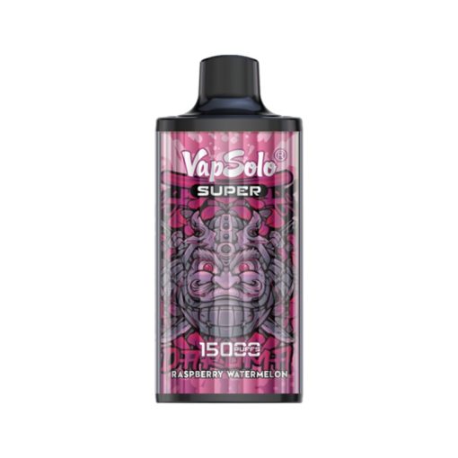 Vapsolo Super 15000 Puffs Engångsvape Hallon Vattenmelon