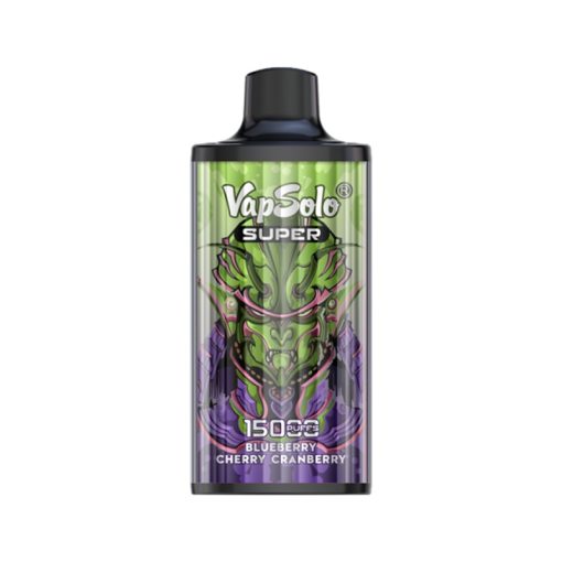 Vapsolo Super 15000 Puffs Engångs Vape blåbär körsbär tranbär