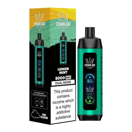 AI Fakher Crown Bar Por 8000 Lemon Mint