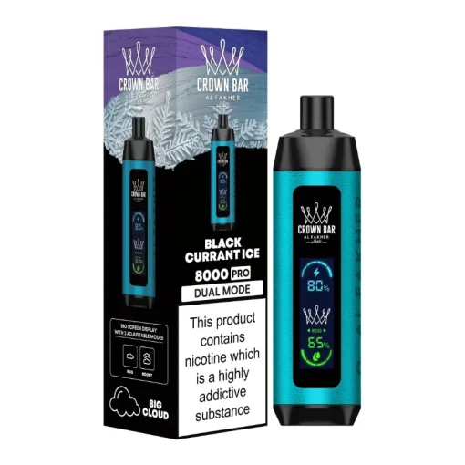 Al Fakher Crown Bar Pro 8000 Black Currant Ice