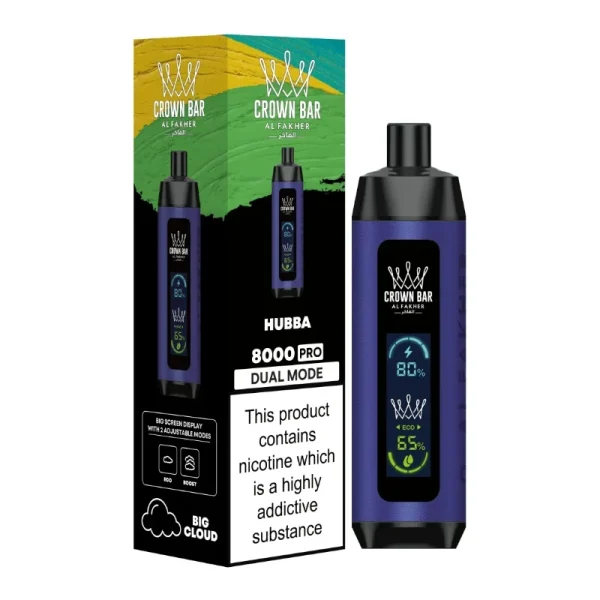 Al Fakher Crown Bar Pro 8000 Hubba
