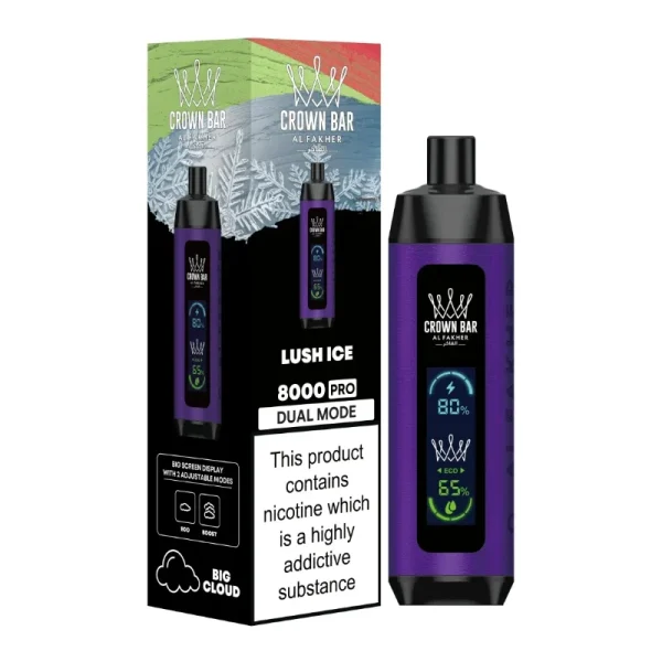 Al Fakher Crown Bar Pro 8000 Lush Ice