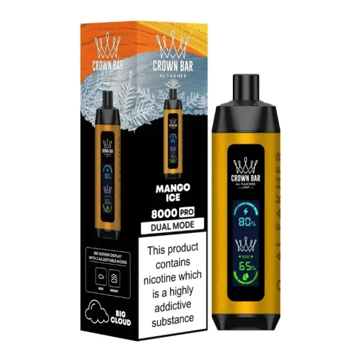 Al Fakher Crown Bar Pro 8000 Mango Ice