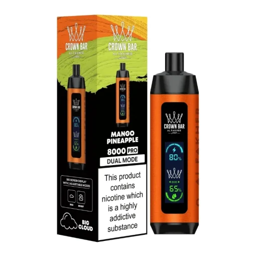 Al Fakher Crown Bar Pro 8000 Mango Ananas