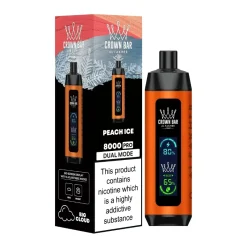 Al Fakher Crown Bar Pro 8000 Peach Ice