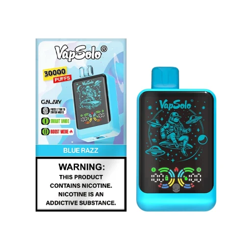 Vapsolo Galaxy 30000 BLUE RAZZ