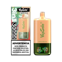 Vapsolo Triple 30000 Φράουλα Βατόμουρο Τριπλό Πεπόνι Ξινό Μάνγκο Ανανάς