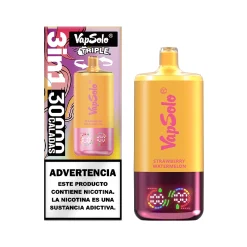 Vapsolo Triple 30000 Τροπικά Φρούτα Φράουλα Καρπούζι Λεμόνι Ροδάκινο