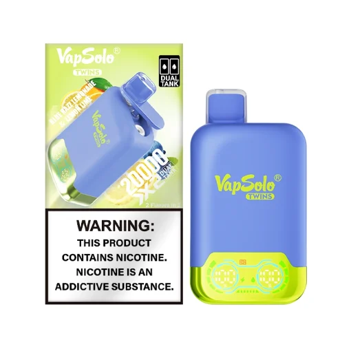 Vapsolo Twins 20000 Blå razz lemonad Citron lime