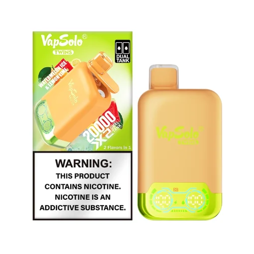 Vapsolo Twins 20000 Citron lime Vattenmelon