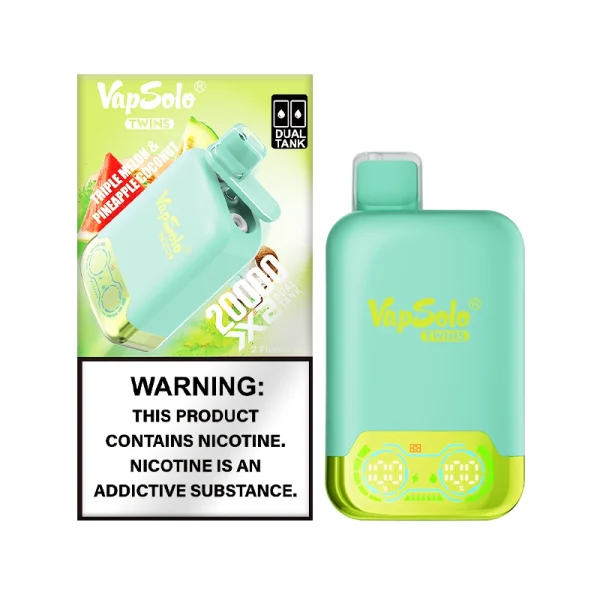 Vapsolo Twins 20000 Trippelmelon Ananas Kokosnöt