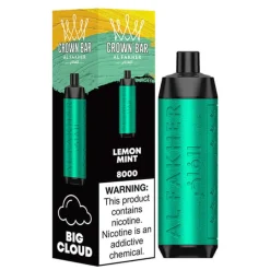 Al Fakher Crown Bar 8000 Limón Menta