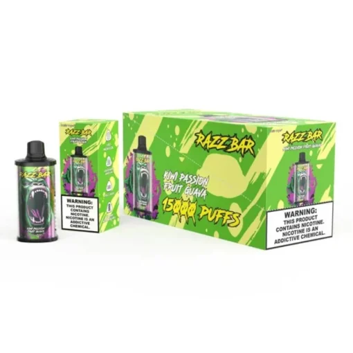 Razz Bar 15000 Kivi Pasijonka Guava