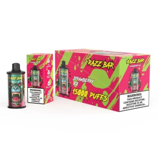 Razz Bar 15000 Jagodni led