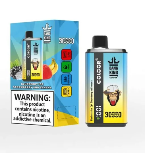 Bang King 30000 Blueberry Ice Ягода и банан