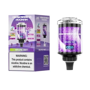 JNR Mega Shisha ναργιλέ 100K Grape Mint
