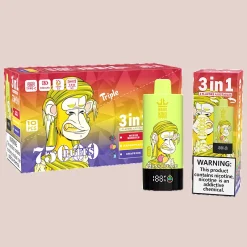 Bang King Triple 75K Mixed Fruit & Mango Peach & Grape Ice