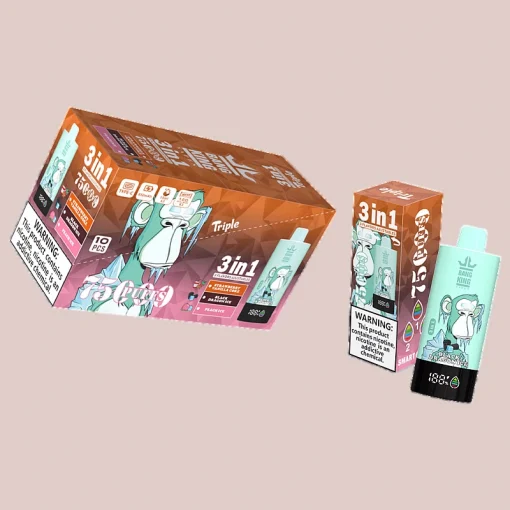 Bang King Triple 75K Strawberry Vanilla Coke & Peach Ice & Black Dragon Ice