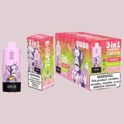 Bang King Triple 75K jahodový melón a trojitý melón a jahodový ľad