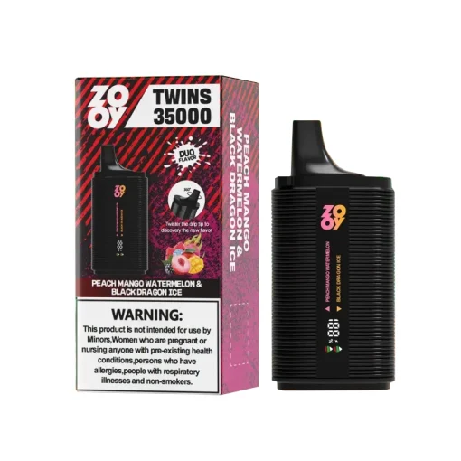Zooy Twins 35000 Peach Mango Watermelon & Black Dragon Ice
