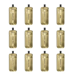 Zestaw dwunastu butelek vape Bang Gold 42K prezentujących różne smaki: Mixed Fruit, Peach Ice, Strawberry Lychee, Mint, Grape Mint, Blueberry Raspberry, Double Apples, Blueberry Peach, Strawberry Watermelon, Watermelon, Blueberry Mint, Blueberry Ice.