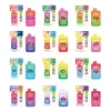 Bang King Switch Duo 35000 Puffs 2-in-1 Vape Großhandel 29 Ein farbenfrohes Sortiment von Bang King Switch Duo 35000 Einwegdampfern mit mehreren lebhaften Geschmacksrichtungen wie Triple Berry Kiwi, Watermelon Ice und Peach Berry, die alle in ihrer Verpackung mit auffälligen Lippengrafiken dargestellt werden.