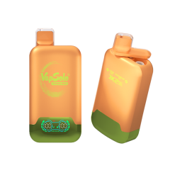 Vapeador desechable Vapsolo Twins Pro de color naranja y verde con 50000 caladas disponible en sabores Limón-Lima y Sandía-Hielo.