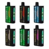 JNR Radiance 31000 Puffs Vape Desechable Mayorista 19 Seis unidades de vaporizadores desechables JNR Radiance 31000 en varios colores neón como verde, rojo, azul y morado con diseños elegantes y la marca Radiance visible en cada uno.