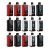 JNR Tank Pro 33K Puffs Vape Desechable al por mayor 18 Múltiples dispositivos de vapeo JNR Tank Pro 33K expuestos en una matriz con variaciones de color rojo, negro y blanco, con indicadores LED y paneles de control.