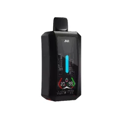 JNR Tank-Pro 33K Mr Blue è uno strumento elettronico dal design elegante e nero, con display illuminato e vari indicatori di misurazione.