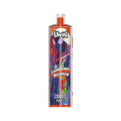Uwin Shisha Hookah Kristal 20000 Puffs Vape Groothandel 20 Uwin Crystal hookah vape met een levendig ontwerp met Spider-Man artwork, gelabeld met