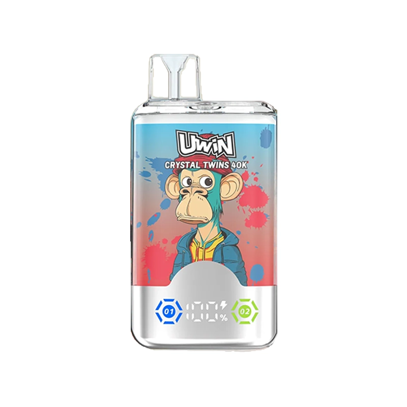 Uwin X RandM Twins Crystal 40K Sandía fresa y lima limón Uwin X RandM Twins Crystal 40K Sandía fresa y lima limón