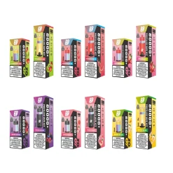 Collezione di kit di svapo usa e getta Zooy Mega Shisha 60000 aromatizzati, tra cui Strawberry Kiwi, Watermelon Ice, Mixed Berries, Peach Berry e Mango Melon.
