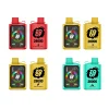 Zooy POWER 28000 Puffs Disposable Vape Wholesale 24 Red, yellow, and teal vape juice bottles titled Zooy POWER 28000 featuring flavors Strawberry Punch, Strawberry Kiwi, Mexican Mango, and Mixed Fruit.