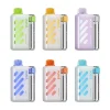 Vozol Vista 40K Puffs Jednorazowe Vape Hurtownia 28 Sześć jednorazowych waporyzatorów Vozol Vist 40000 o żywych wzorach i smakach, w tym Watermelon Ice, Mango Ice, Strawberry Ice, Love 777, Cherry Cola i Blue Razz Ice.