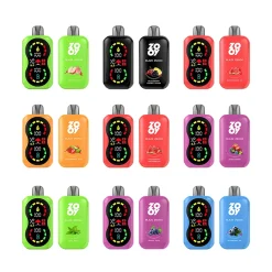 Selection of Zooy Blaze 25000 vapes featuring flavors like Apple Peach, Blackberry Cherry Lemon, Watermelon Ice, Strawberry Watermelon, Strawberry Kiwi, Mixed Berry, Cool Mint, Grape Juice, and Blueberry Ice, in colorful casings.
