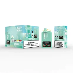 Razz Bar 40000 Puffs Disposable Vape Wholesale 15 Mint-green Razz Bar 40000 puffs disposable vape and packaging labeled