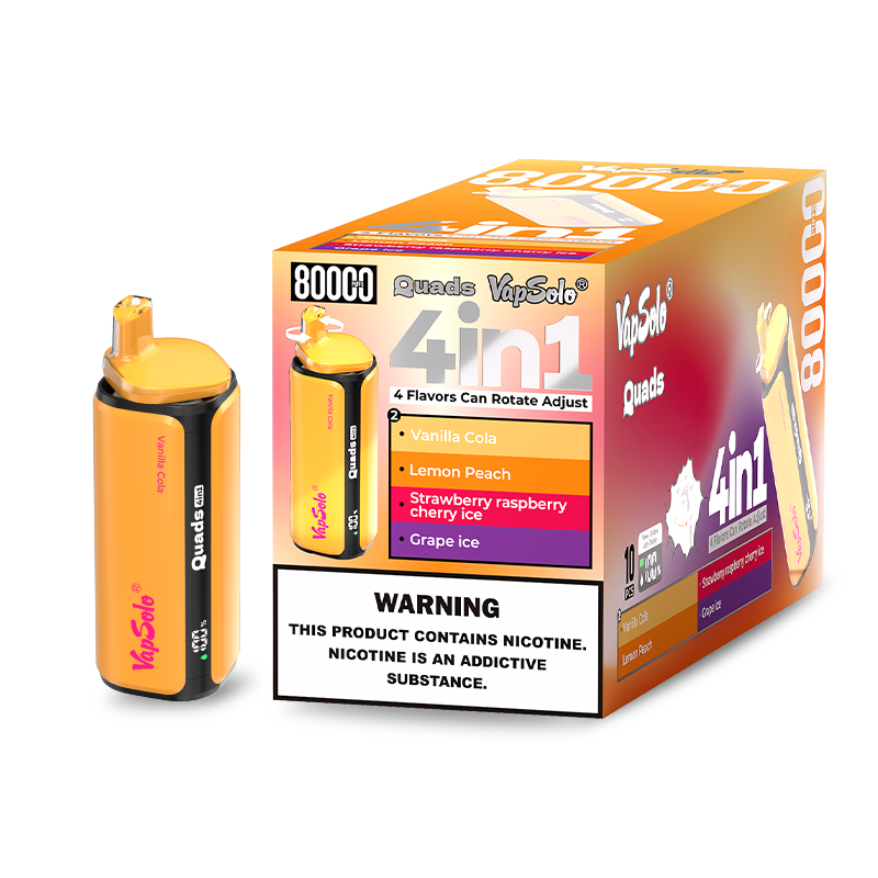 Vapsolo Quads 80000 Puffs 4 in 1 Disposable Vape Wholesale
