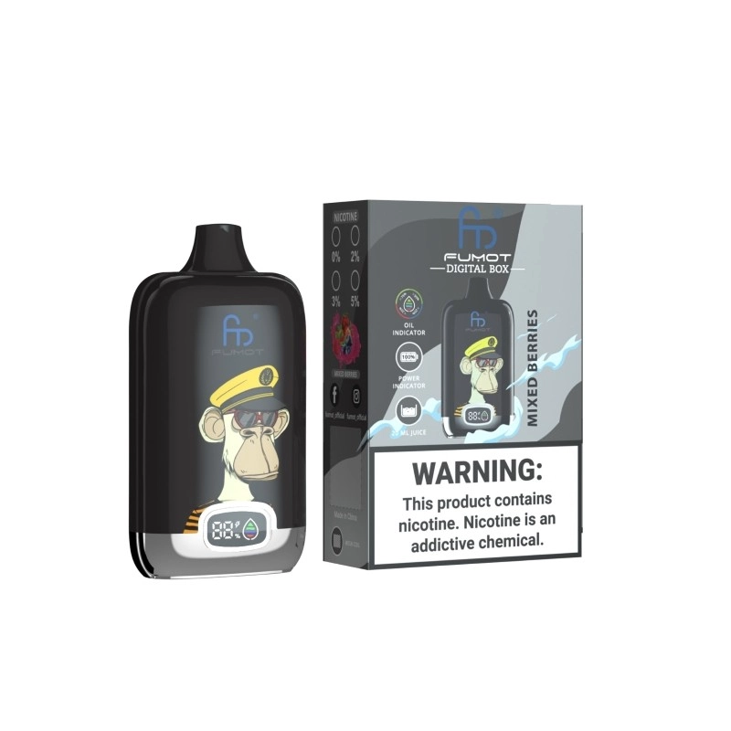 Fumot Digital Box 12000 Puffs Disposable Vape Wholesale 46 Fumot Digital Box 12000 Puffs Blandede bær
