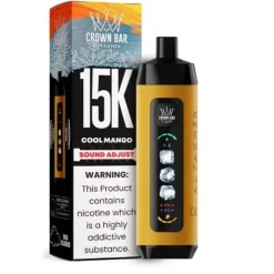 AL Fakher Crown Bar Ice Adjust 15K Disposable Vape Wholesale 13 Al Fakher Crown Bar ICE Adjust 15k Cool Mango