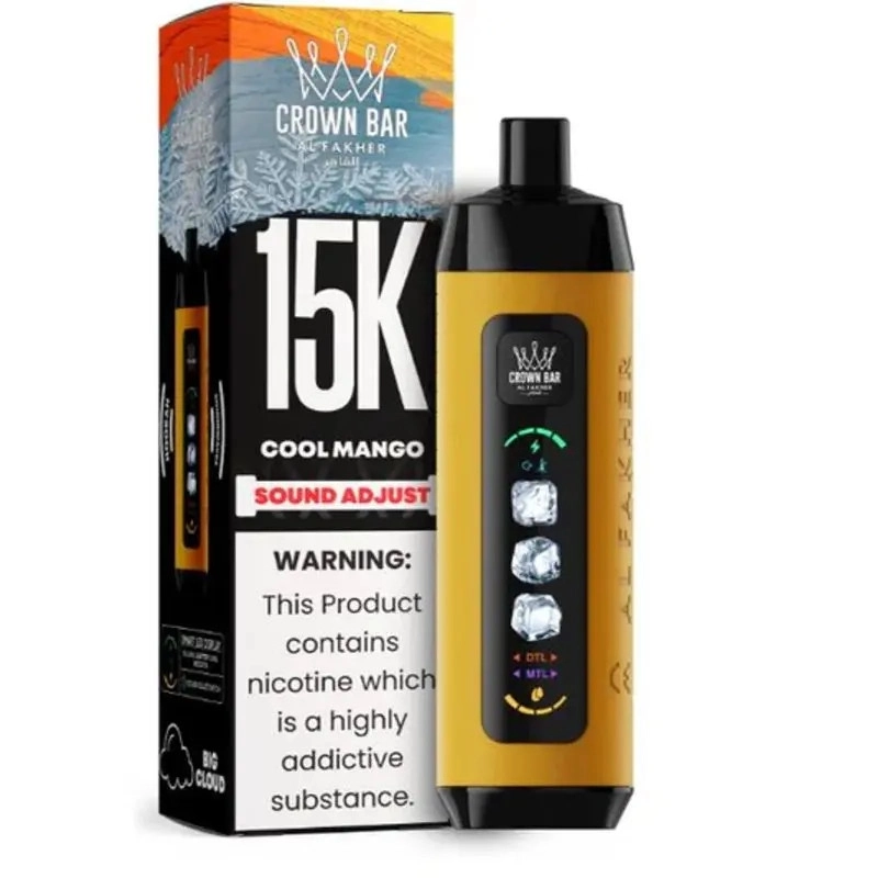 AL Fakher Crown Bar Ice Adjust 15K Disposable Vape Wholesale 6 AL Fakher Crown Bar Ice Adjust 15K Disposable Vape Wholesale - Image 6