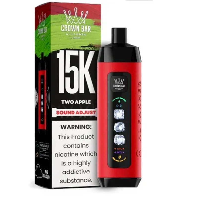 AL Fakher Crown Bar Ice Adjust 15K Disposable Vape Wholesale 2 AL Fakher Crown Bar Ice Adjust 15K Disposable Vape Wholesale - Image 2