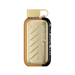 Vozol Gear Ice & Sweet 50K Disposable Vape Wholesale 12 VOZOL Gear Ice 50K Disposable Vape featuring Mango Passion Tangerine flavor with a sleek, gold and black design.