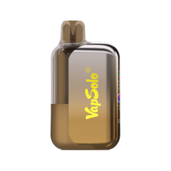 Vapsolo Mars 40K-50K Puffs Disposable Vape 30 Vapsolo Mars disposable vape device with 40K–50K puffs capacity, featuring a sleek brown design and the Vapsolo logo prominently displayed.